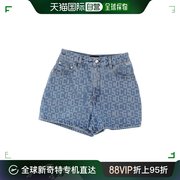 香港直邮GCDS 腰带袢带牛仔短裤 A1CW3100DA2