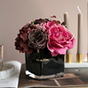 ladylike混合玫瑰花盆栽，仿真花摆件假花卧室，床头柜浴室客厅装饰花
