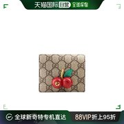 香港直邮gucciggsupreme帆布樱桃，卡包476050k9gxt