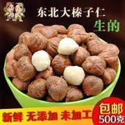 榛子仁新货东北特产大榛子仁，原味生榛子仁坚果仁500g