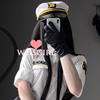 帽子系列抖音同款帽子水手帽 DS演出海军制服女警帽子帽子