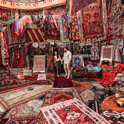 北欧民族风摩洛哥波斯地毯，客厅卧室床边垫美式乡村复古土耳其地毯