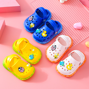 宝宝凉鞋包头男童夏季卡通，1-3岁2女童，洞洞鞋软底防滑婴儿学步凉鞋