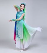 新疆舞蹈演出服大摆裙少数民族表演服饰2020花花儿回族服装女