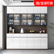 餐边柜高柜现代简约一体靠墙橱柜多功能厨房储物柜客厅酒柜置物柜