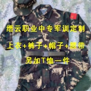 新式迷彩服套装男军训服迷彩服正版套装，虎斑t恤单上衣