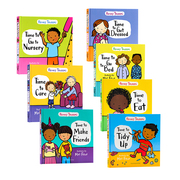 儿童行为习惯养成绘本7册英文原版 Penny Tassoni Time to 系列0-3岁宝宝行为习惯绘本 time to care tidy up去上学亲子共读图画书
