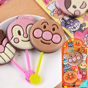 日本进口不二家单棒巧克力面包超人儿童礼物棒棒糖果零食单支