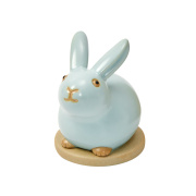 可爱兔子摆件家居饰品陶瓷客厅酒柜茶台茶宠办公室桌面小装饰品