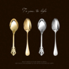 金色勺子欧式漂亮精致家用不锈钢甜品，燕窝专用法式复古勺子高颜值