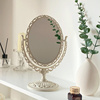 穆尼法式复古化妆镜宿舍桌面，装饰镜子ins风，梳妆镜台式公主镜