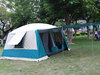 帐篷户外野营两室一厅多人牛津布加厚防暴雨露营超大帐篷遮阳防晒