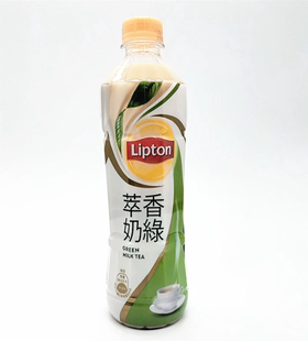 台湾进口立顿英式奶茶风味饮料 萃香奶绿535ml