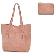 Betty London女包肩背包磨砂皮面托特包粉色购物袋2023单肩包