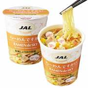 日本JAL航空限定 和风酱油鱼板拉面 RAMEN DE SKY 泡面37G