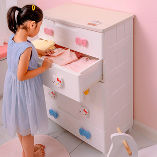 日本iris爱丽思宝宝衣橱，hellokitty儿童塑料，收纳柜子抽屉式整理柜