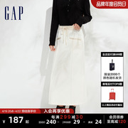 gap女装春季时尚拼接卫，衣裙半身裙甜美风高级舒适运动裙889281