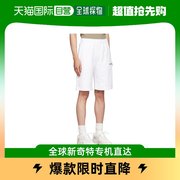 香港直邮Helmut Lang 平纹针织运动短裤 L09HM218White