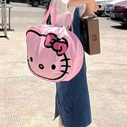 kt猫包包女大容量大学生上课卡通单肩女包韩版短途旅行包行李包