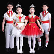 六一儿童演出服中小学生大合唱团诗朗诵表演服男女童蓬蓬裙合唱服