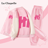 拉夏贝尔女童春秋套装，2024女孩粉色棒球服洋气运动外套儿童装