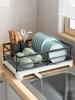 厨房碗碟沥水架水槽置物架盘子，家用台面放碗盘餐具碗筷收纳盒碗架