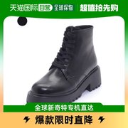 韩国直邮SAERA S22A701 黑色 女士 军靴 短腰靴子 6CM