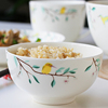 梨花和鸟韩式风格骨瓷餐具盘碗陶瓷餐具套装