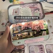 diy小屋盒子剧场手工材料制作迷你房子模型拼图木制情人节送礼物