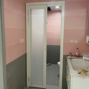 极窄厨房门厕所门洗手间，卫生间实木pd门，折叠门推拉一体门玻璃移门