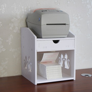 文锐热敏纸条码打印机架子，办公桌面多层置物收纳架快递电子面单架
