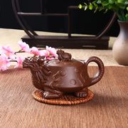 宜兴紫砂壶龟龙茶壶手工陶瓷，套装家用小号，泡茶壶大容量茶具单壶
