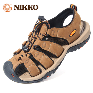 nikko日高男鞋夏季包头凉鞋男户外运动沙滩鞋，防撞防滑涉水鞋