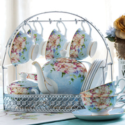 美式骨瓷咖啡杯套装欧式下午茶，茶具咖啡具英式陶瓷红茶杯结婚送礼
