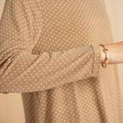 yun韫polo衫女士娃娃，领减龄韩版雪纺长袖春季通勤上衣女毛针织衫