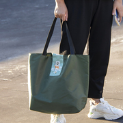 古风购物袋可折叠定制便携大容量简约超市环保，袋防水手提袋买菜包