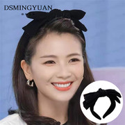 刘涛同款发箍女时尚高级感发捆网红2023年黑色蝴蝶结发带头箍