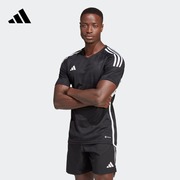 速干修身足球运动组，队服短袖球衣男装adidas阿迪达斯