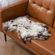 澳尊提格拉多整张小羊皮沙发垫自然卷羊毛坐垫毛沙自然花色皮垫子