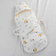 婴儿抱被春秋冬季加厚防惊跳睡袋新生儿宝宝包被纯棉襁褓产房