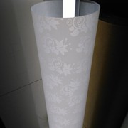 羊皮纸灯膜灯罩材料挡光PVC耐高温透光膜防火灯箱灯纸不透明阻燃