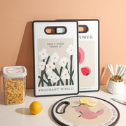 日式高颜值北欧创意家用砧板厨房切菜板案板PP塑料切水果面包板