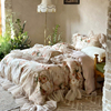 法式浪漫花卉天丝棉四件套春夏季凉感复古风印染丝滑被套床上用品