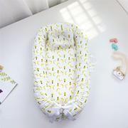 折叠新生儿床中床便捷式可拆洗宝宝仿生床，外出可折叠旅行床