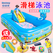 儿童充气游泳池超大号家用婴儿宝宝游泳桶加厚大型家庭小孩洗澡池