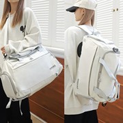 双肩包大容量女可套拉杆箱上的旅行包时尚男防水健身包单肩行李包
