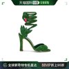 香港直邮MANOLO BLAHNIK 莫罗 伯拉尼克 女士 Ossie 系带高跟凉鞋