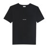 香港直邮Yves Saint Laurent圣罗兰女士T恤黑色棉质短袖圆领舒适