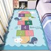 儿童卡通跳房子地毯宝宝爬行垫水洗地垫幼儿园，早教卧室满铺床边毯