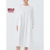 无印良品 MUJI 女式 棉平纹 衬衫连衣裙 裙子早春内搭可叠穿